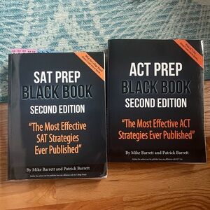SAT and ACT prep black book set
